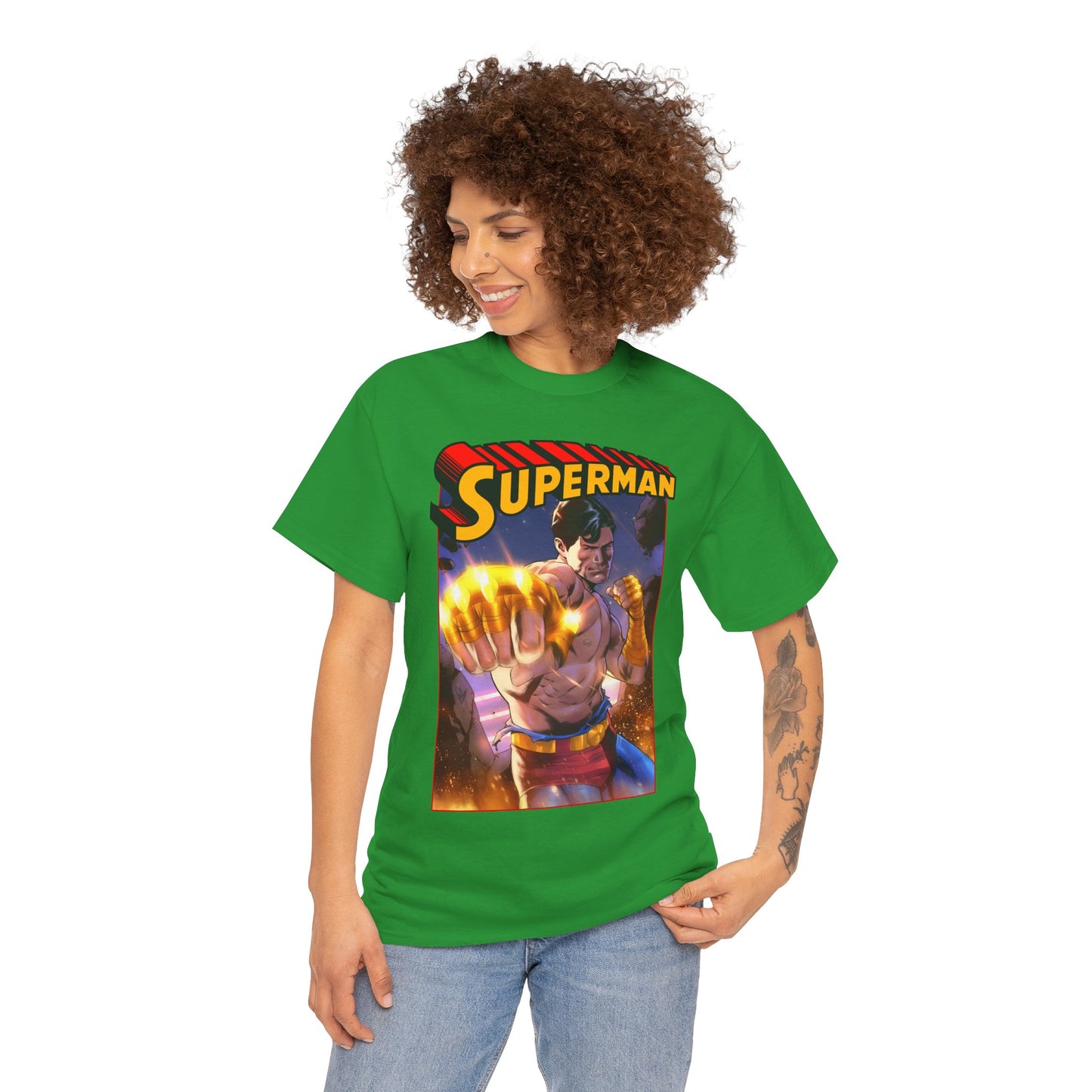 Superman T-Shirt - Lucas Meyer Art - DC K.O. Cover Art - Man of Steel - DC Comics