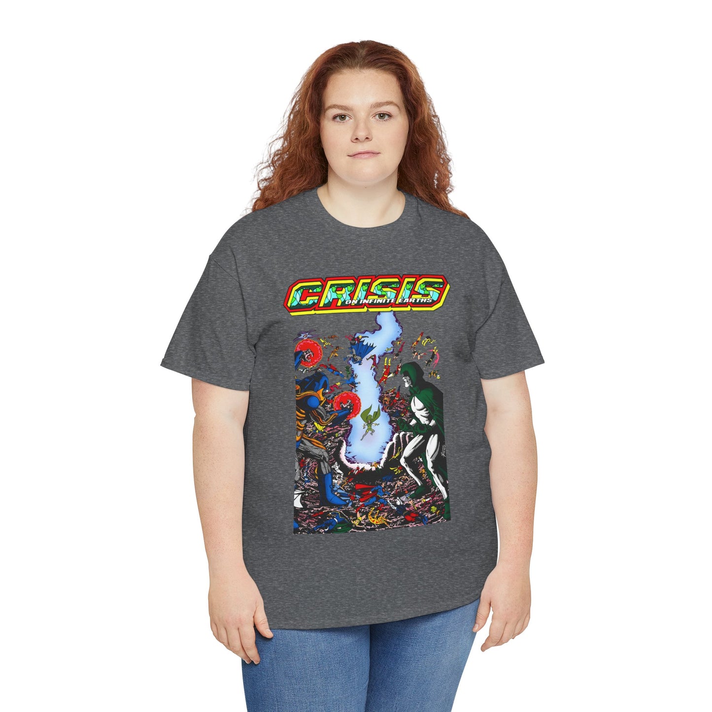 Crisis on Infinite Earths T-Shirt - George Perez Art - #10 Cover - Spectre Vs Anti-Monitor - DC Comics