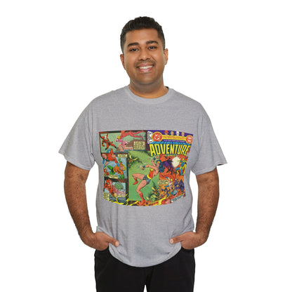 Adventure Comics #463 T-Shirt - Wonder Woman, Dr Fate, Power Girl, Deadman, Aquaman, Aqualad, Flash - DC Comics