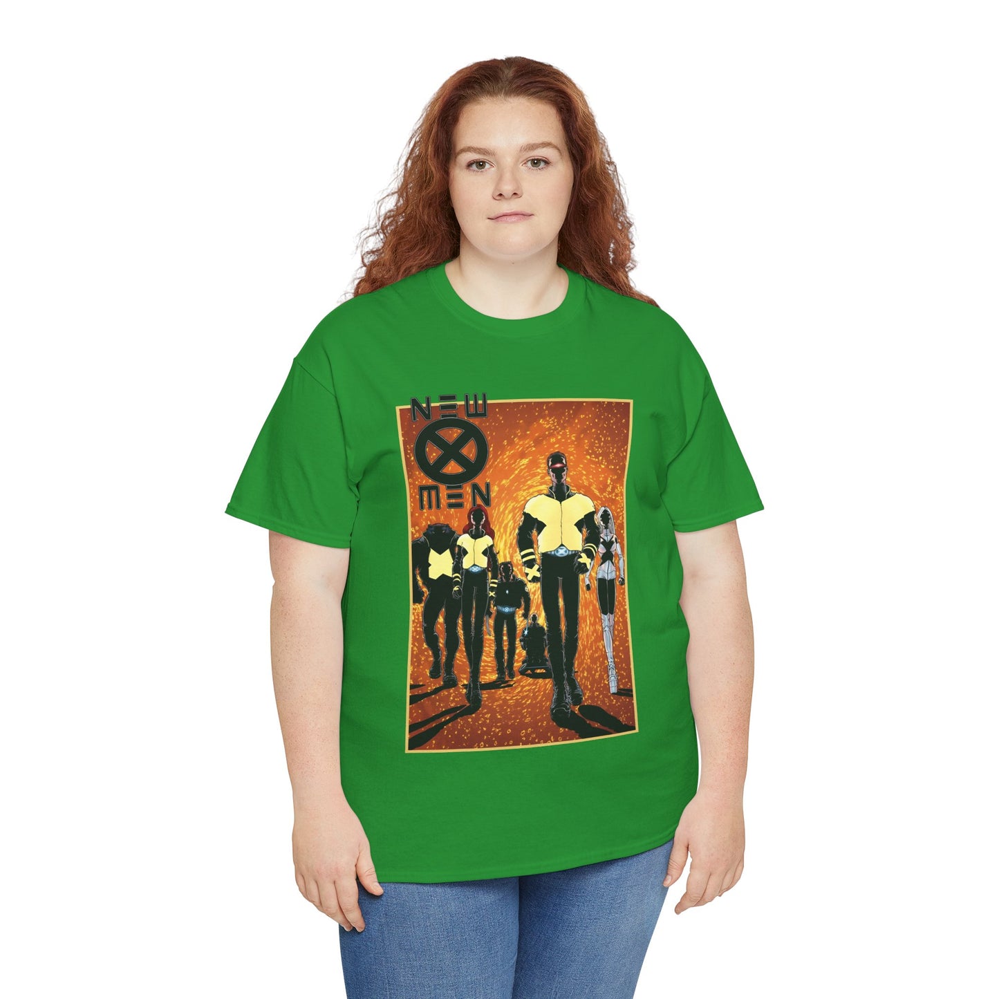 New X-Men T-Shirt - Frank Quitely Art - Wolverine, Cyclops, Jean Grey, Beast, Professor X - Marvel Comics - Grant Morrison Run