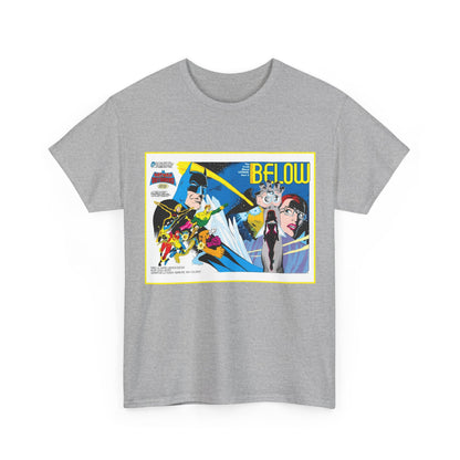 Batman & the Outsiders T-Shirt - Alan Davis Art - Promotional Poster - Looker, Halo, Katana, Geo-Force, Metamorpho, Black Lightning - DC Comics
