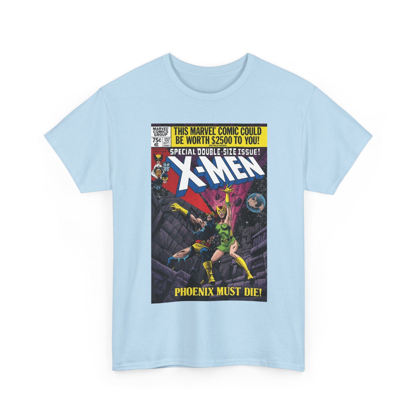 X-Men #137 T-Shirt - John Byrne Art - Cyclops & Phoenix - Marvel Comics