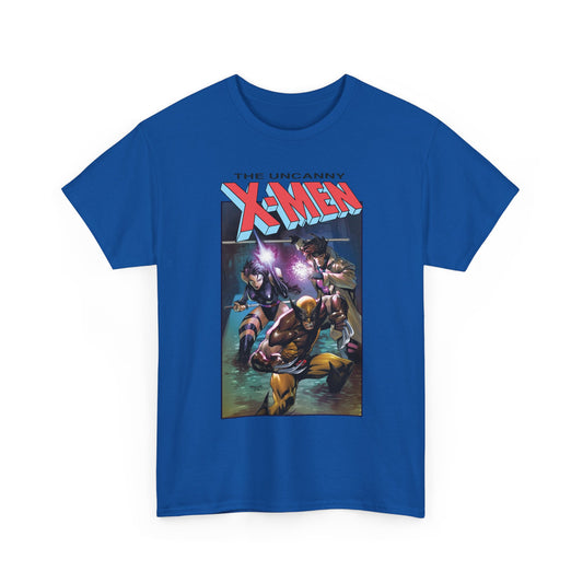 Uncanny X-Men T-Shirt - Stephen Segovia Art - Psylocke, Wolverine, Gambit - Marvel Comics