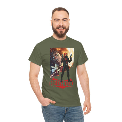 Red Hood T-Shirt - Jim Lee Art - Jason Todd, Batman Sidekick - Gotham Hero - DC Comics