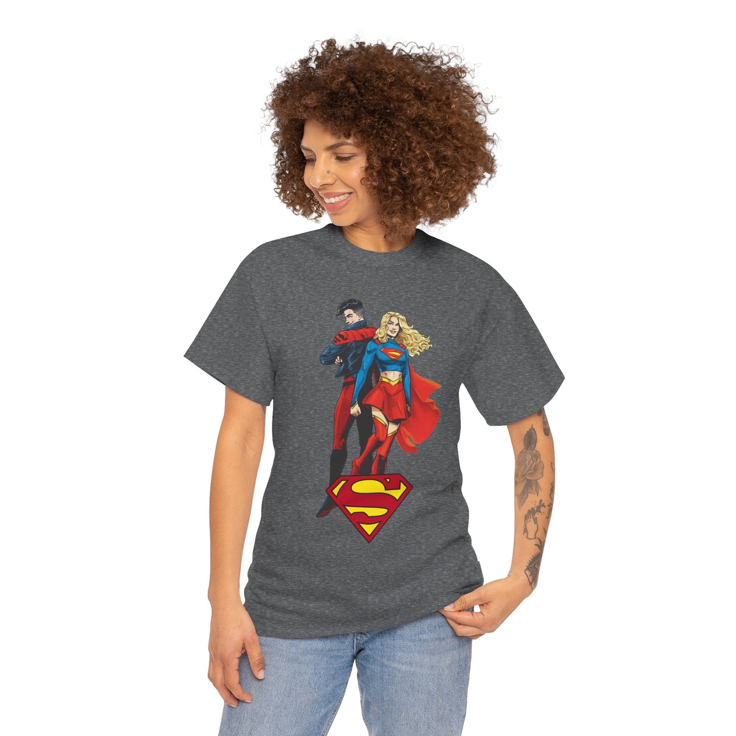 Supergirl & Superboy T-Shirt - Dan Mora Art - DC Comics