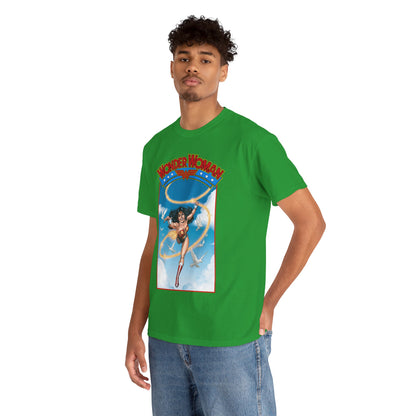 Wonder Woman T-Shirt - George Perez Art - Post-Crisis 1980s Retro Graphic - Themyscira - DC Comics