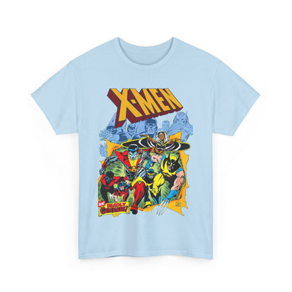 Giant-Sized X-Men T-Shirt - Dave Cockrum Art - Wolverine, Storm, Colossus, Cyclops, Nightcrawler, Thunderbird - New Chris Claremont Era - Marvel Comics