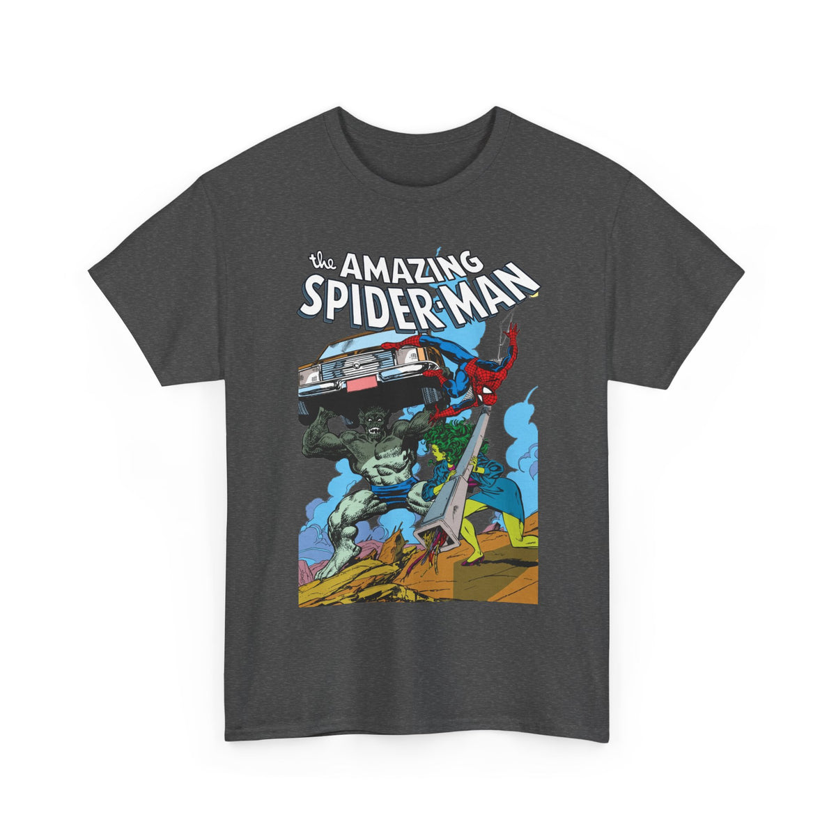 Amazing Spider-Man & She-Hulk T-Shirt - John Byrne Art - Marvel Comics