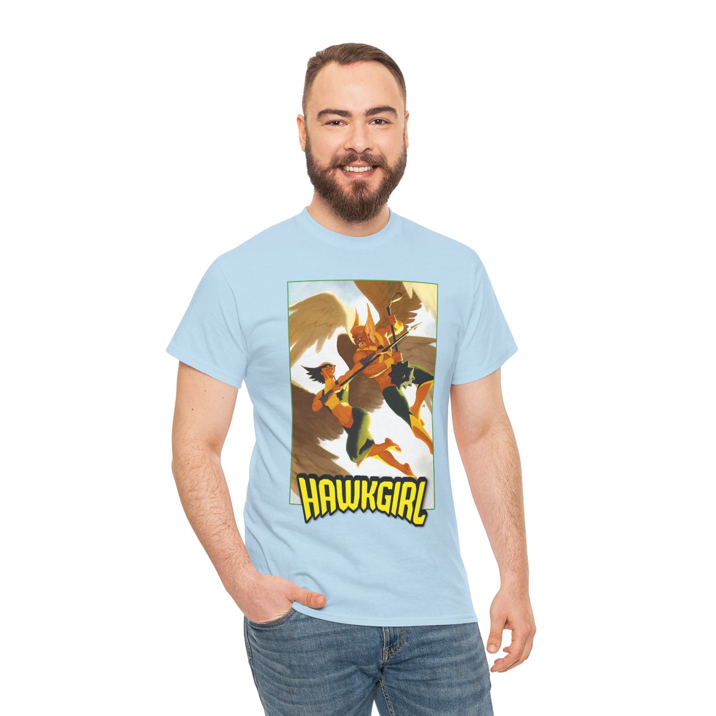 Hawkgirl T-Shirt - David Talaski Art - With Hawkman - DC Comics
