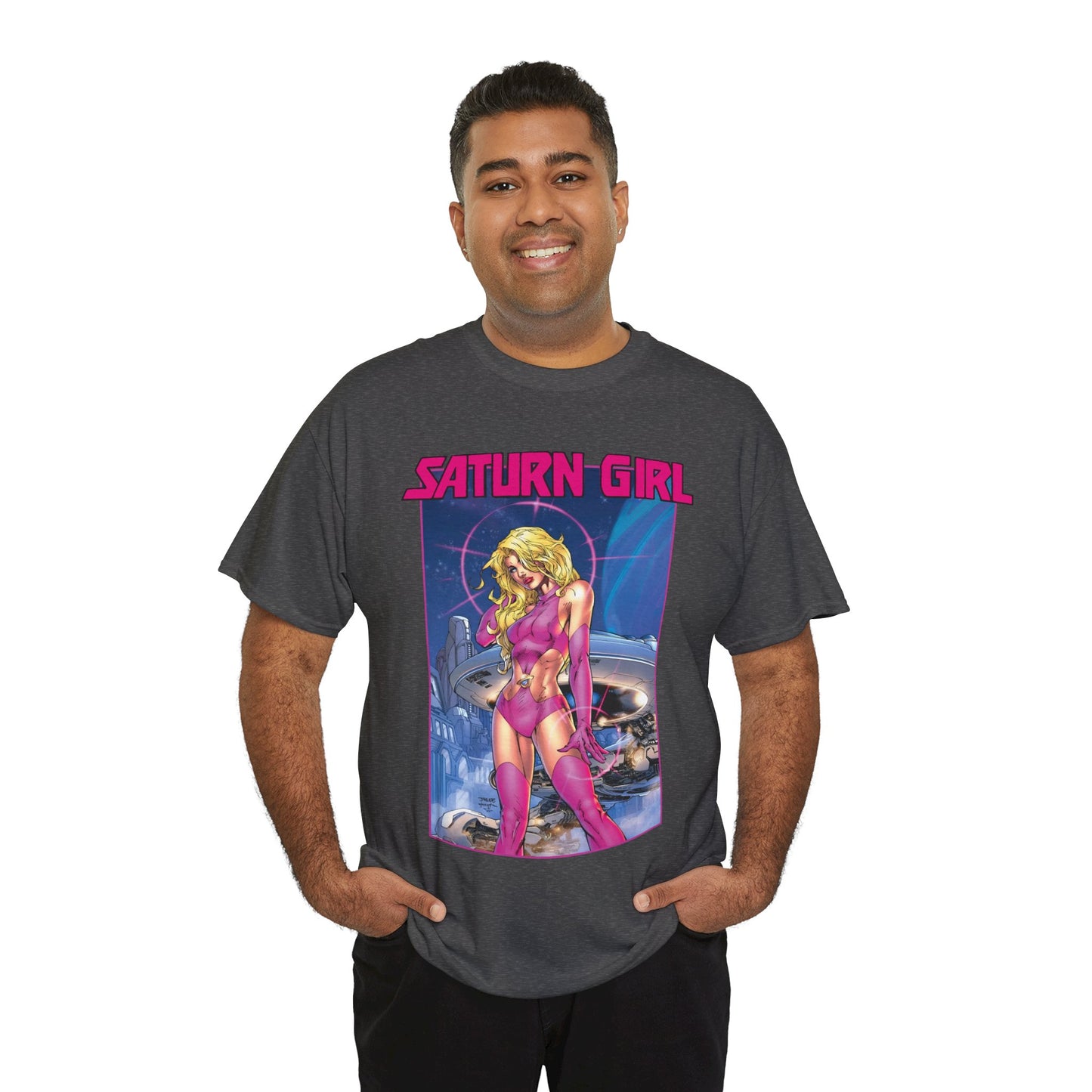 Saturn Girl T-Shirt - Jim Lee Art - Legion of Super-Heroes Founding Member - DC Comics