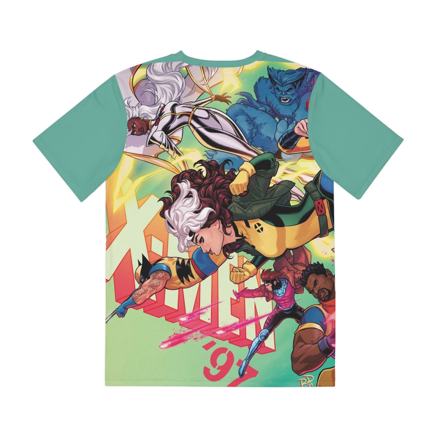 X-Men '97 All Over Print Tee (Polyester) - Russell Dauterman Art - Cyclops, Jean Grey - Marvel Comics