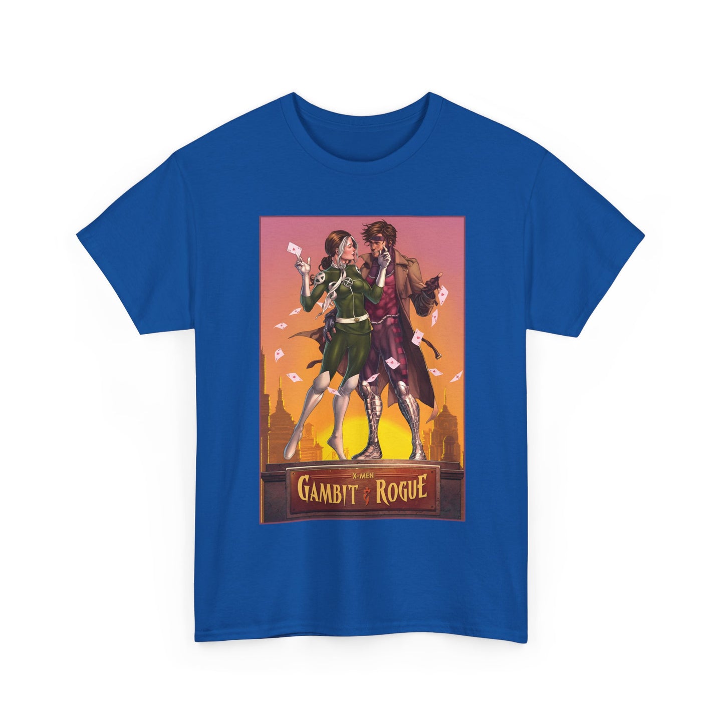 Gambit & Rogue T-Shirt - Mike Choi Art - Popular X-Men Members - Marvel Comics