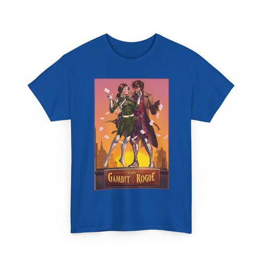 Gambit & Rogue T-Shirt - Mike Choi Art - Popular X-Men Members - Marvel Comics