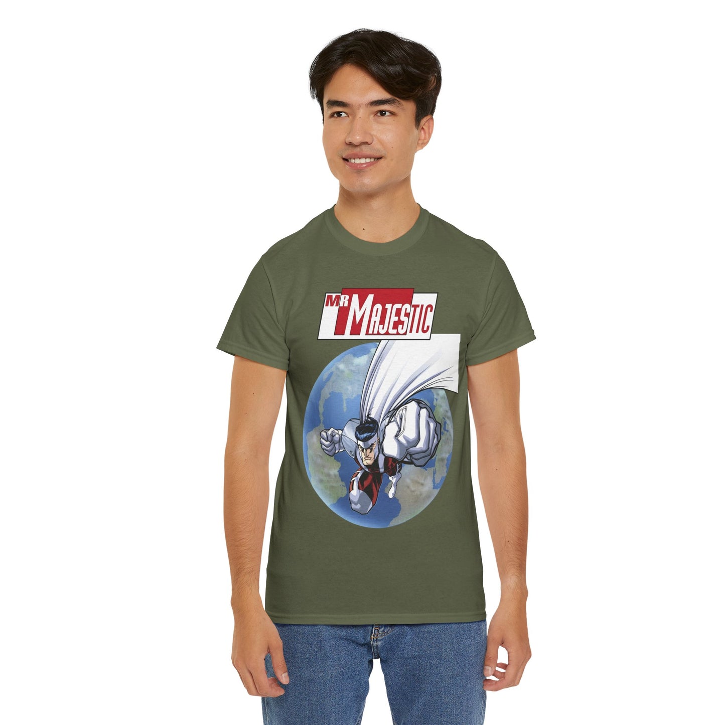 Mr. Majestic T-Shirt - Ed McGuiness Variant Cover Art - DC/Wildstorm Comics