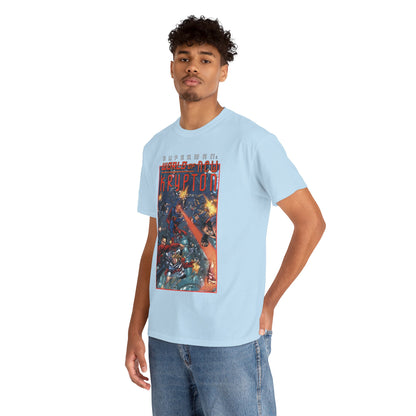 Superman: World of Krypton T-Shirt - George Perez Art - Superboy, Supergirl, Mon-El - DC Comics