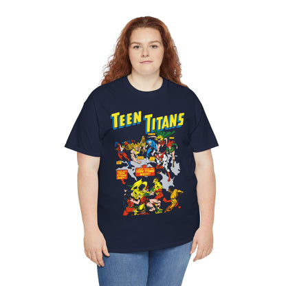 Teen Titans T-Shirt - Rick Buckler Art - Titans West, Lilith, Hawk & Dove, Beast Boy, Golden Eagle - DC Comics