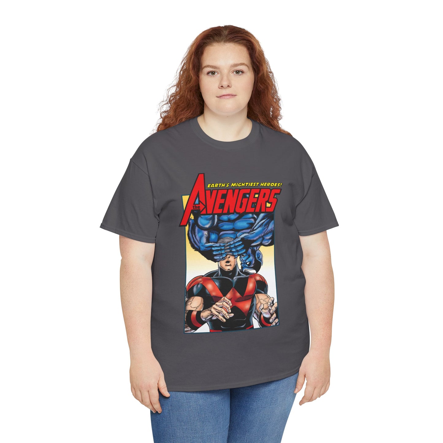 Avengers T-Shirt - George Perez Art - Wonder Man & Beast (Simon Williams & Hank McCoy) - Marvel Comics