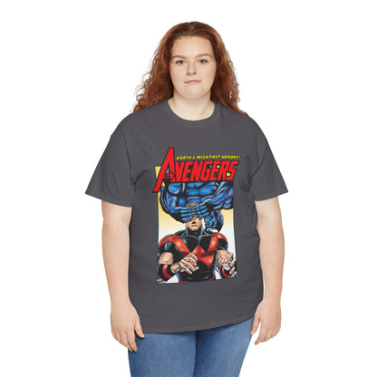 Avengers T-Shirt - George Perez Art - Wonder Man & Beast (Simon Williams & Hank McCoy) - Marvel Comics