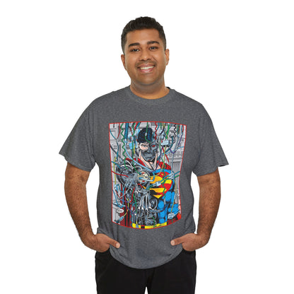 Cyborg Superman T-Shirt - DC Comics - Dan Jurgens Art - Reign of the Supermen - Popular 90s Story