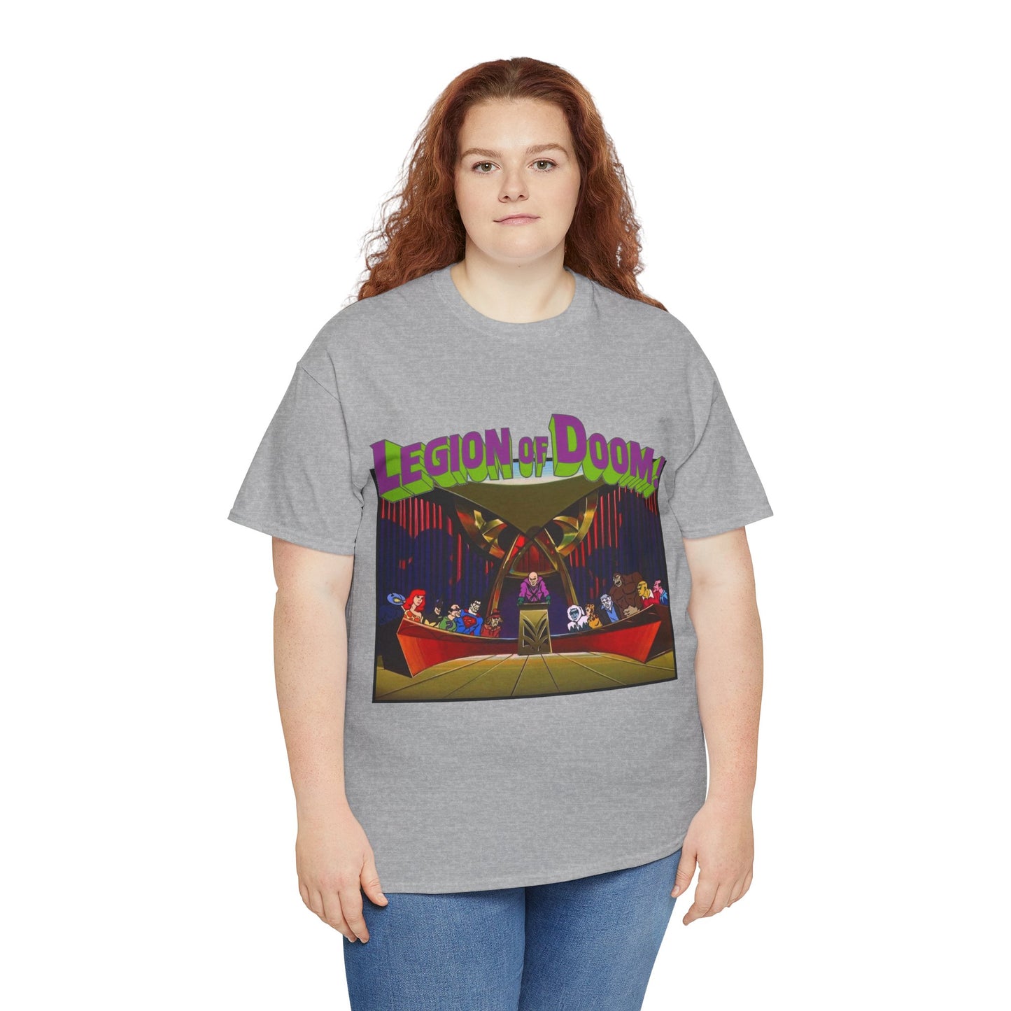 Legion of Doom T-Shirt - Super Friends Cartoon - Lex Luthor, Grodd, Brainiac, Giganta, Riddler, Bizarro, Scarecrow, Hanna-Barbera Animation