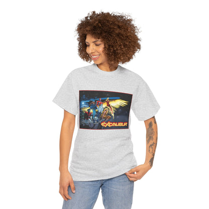 Excalibur T-Shirt - Alan David Art - Captain Britain, Nightcrawler, Shadowcat, Rachel Summers, Meggan - X-Men Series - UK Mutant Team - Marvel Comics