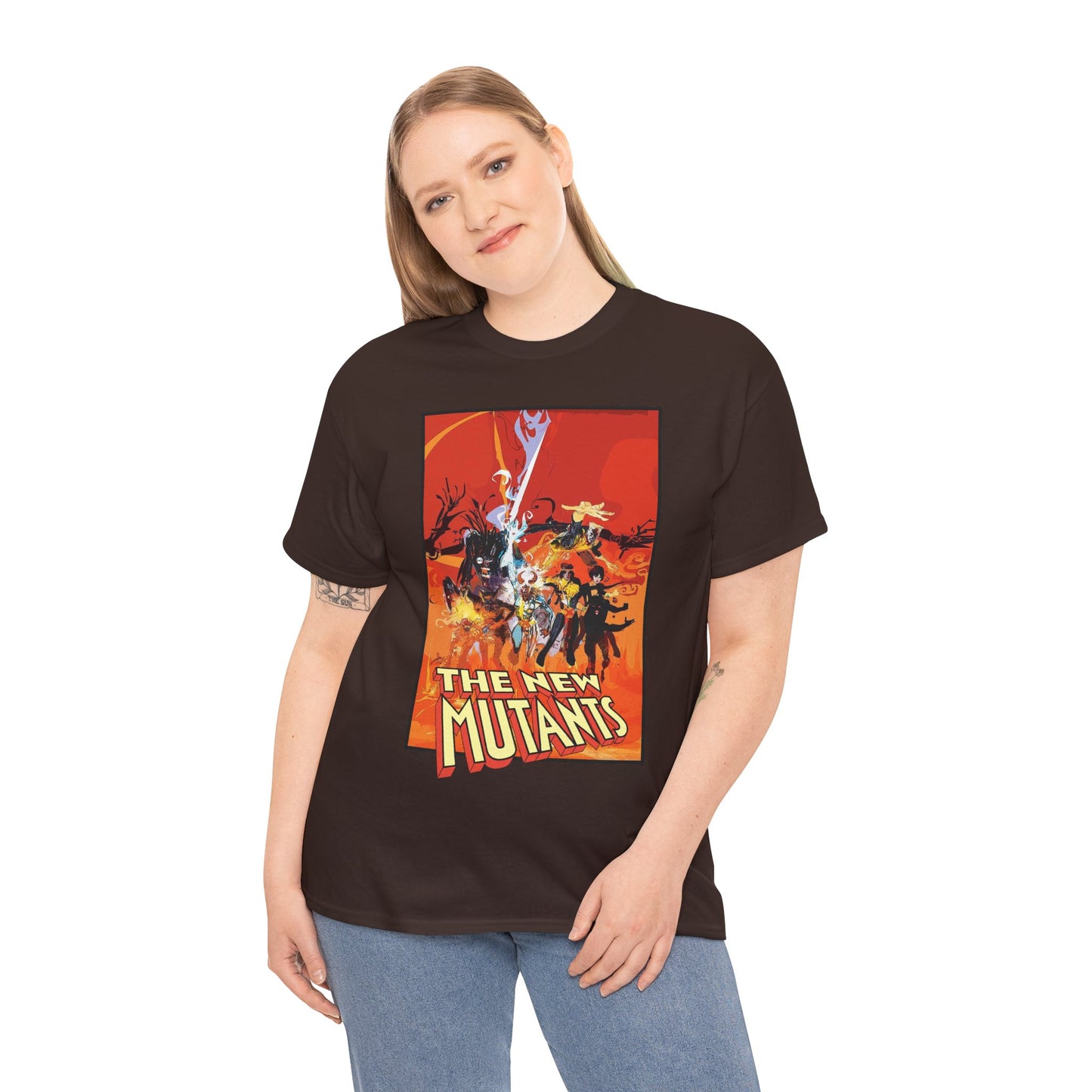 New Mutants T-Shirt - Bill Sienkiewicz Art - Marvel Comics - Magik, Warlock, Cannonball, Wolsbane, Sunspot
