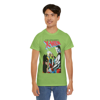 Uncanny X-Men T-Shirt - John Romita Jr Art - Storm, Wolverine, Rogue, Nightcrawler, Colossus, Shadowcat - Mutant Massacre - Marvel Comics