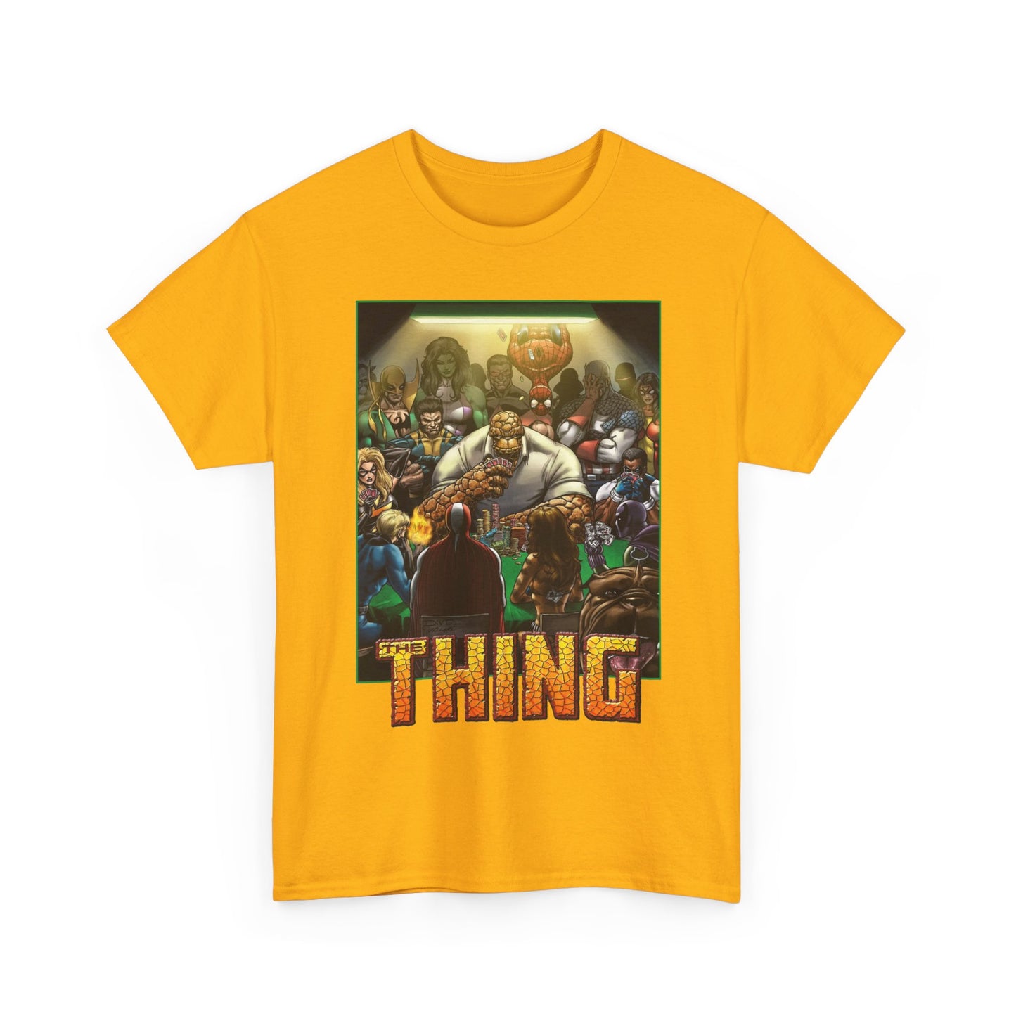 The Thing T-Shirt - Andrea DI Vito Art - Fantastic Four Member, Ben Grimm - Marvel Comics