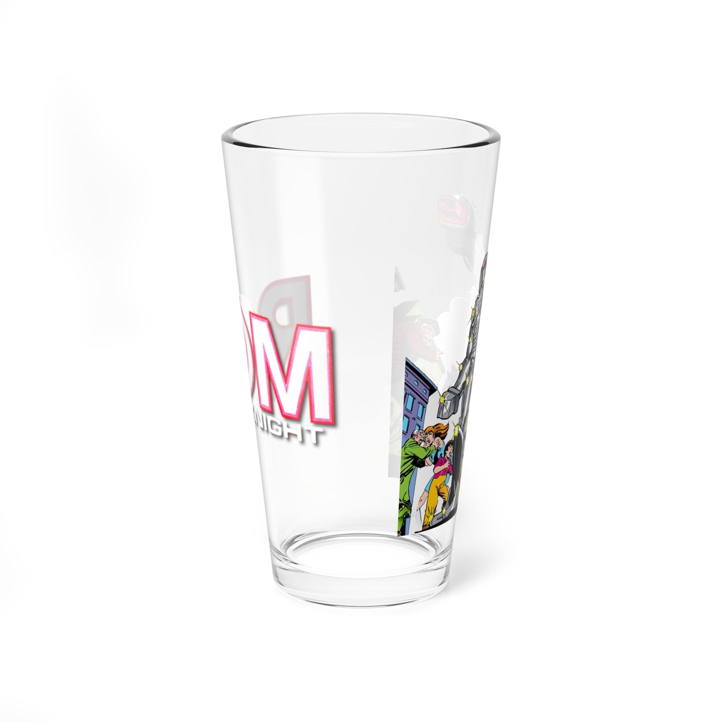 ROM Spaceknight Pint Glass, 16oz - Marvel Comics Art - Dire Wraiths - Popular 1980s Comic Series