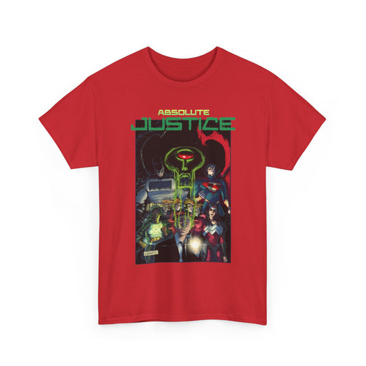 Absolute Justice T-Shirt - Juan Ferreyra Art - Superman Batman Wonder Woman Martian Manhunter - DC Comics