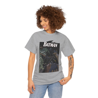 Batman T-Shirt - Norm Breyfogle Art - 1990s Dark Knight Detective - Gotham City - Perched on A Gargoyle - DC Comics
