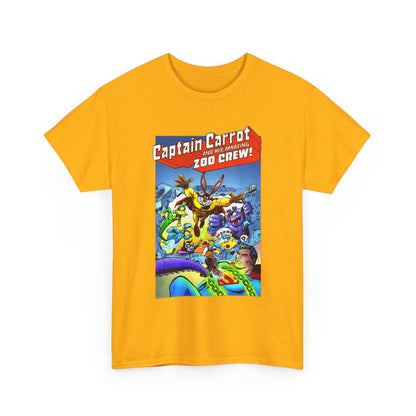 Captain Carrot & Zoo Crew T-Shirt - DC Comics Bronze Age Funny Animals, Superman Guest Star - 1980s