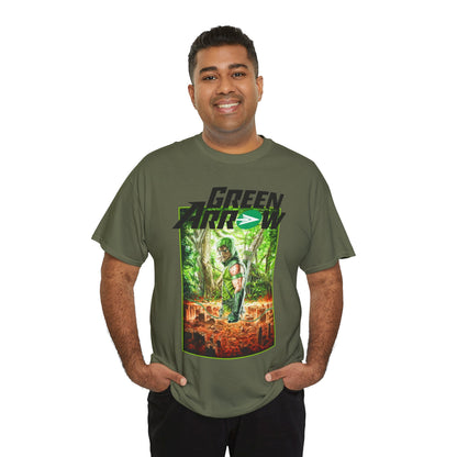 Green Arrow T-Shirt - Mauro Cascioli Art - Brightest Night Cover - Emerald Archer - DC Comics