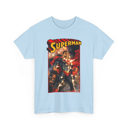 Superman T-Shirt - Lee Bermejo Art - Action Comics Variant Cover - Man of Steel, Metropolis - DC Comics