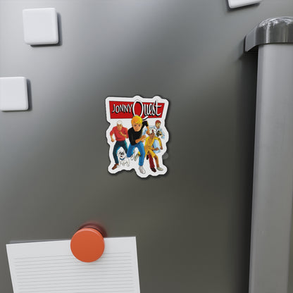 Jonny Quest Die-Cut Magnet - Hanna-Barbera Cartoon - Hadji, Bandit, Benton Quest, Race Bannon - 3", 4", 5", 6"