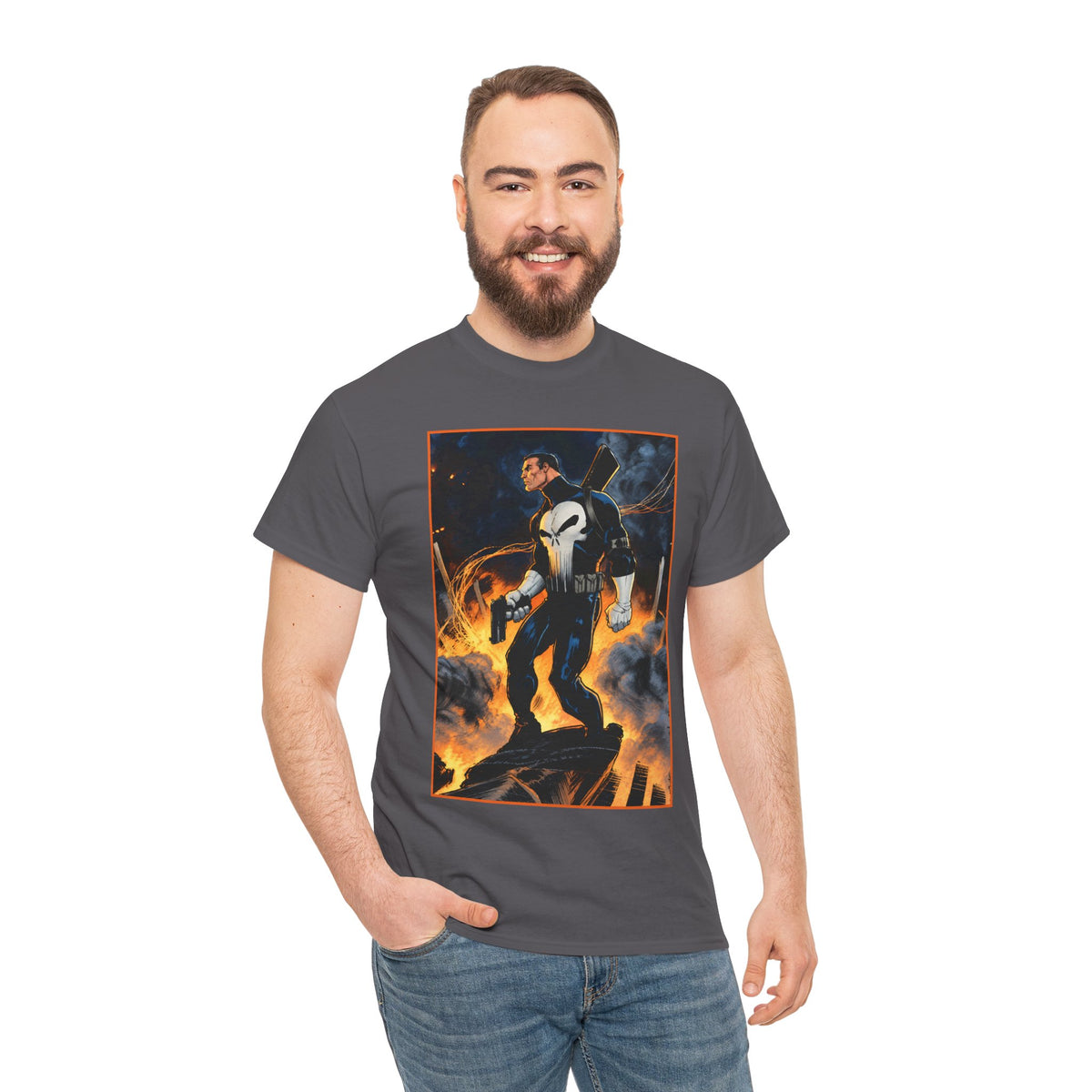 Punisher T-Shirt - Larry Stroman Art - Marvel Comics