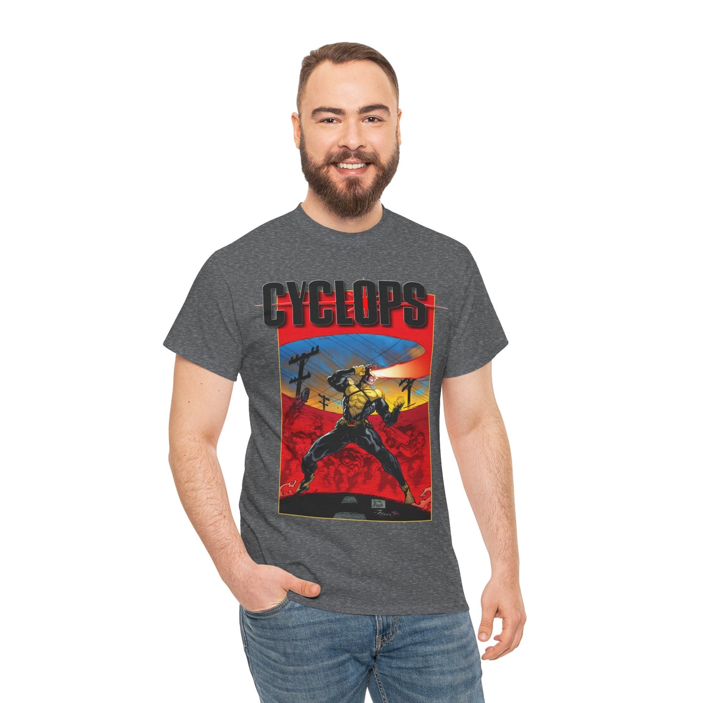 Cyclops T-Shirt - Ryan Stegman Art - Scott Summers, Leader of the X-Men - Marvel Comics