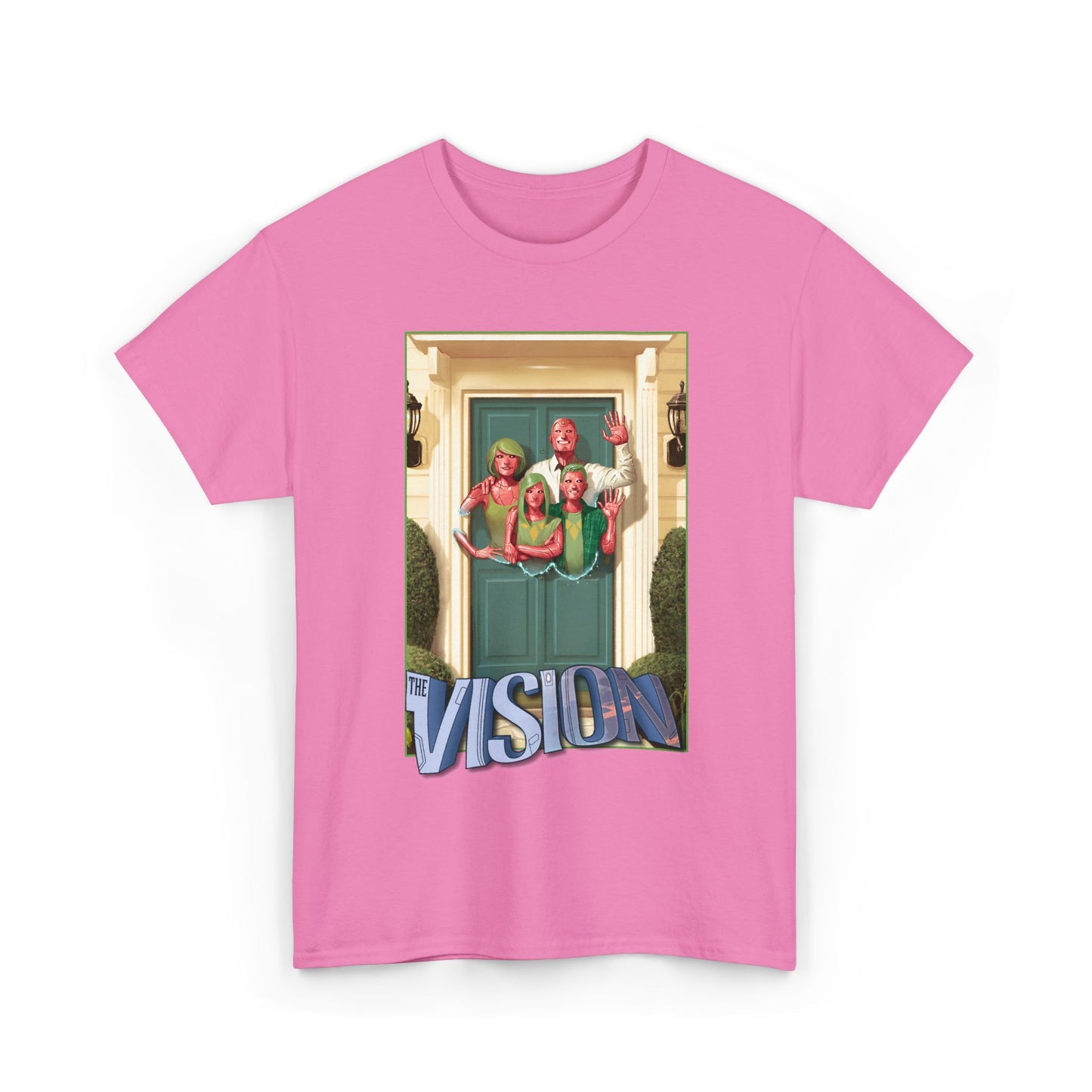 Vision T-Shirt - Mike Del Mundo Art - Avengers Member - The Visions Family - Tom King Story - Future MCU Series - Marvel Comics