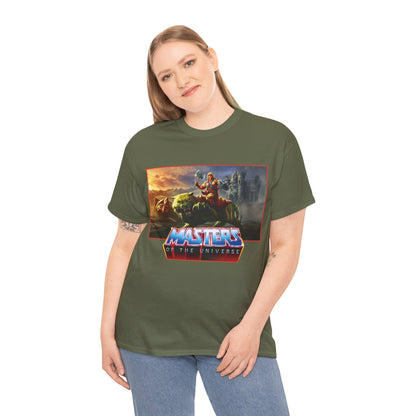 He-Man & Battle Cat T-Shirt- Masters of the Universe, MOTU - New 2026 Movie with Nicholas Galitzine