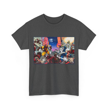 Wolverine & Punisher T-Shirt - Jim Lee Art - Vs The Hand - Marvel Comics