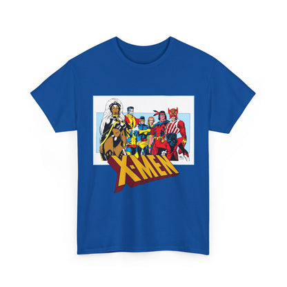 X-Men T-Shirt - Arthur Adams Art - Cyclops, Nightcrawler, Storm, Wolverine, Thunderbird, Sunfire, Banshee - Marvel Comics