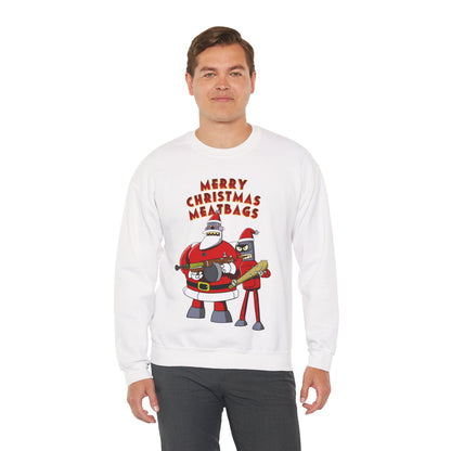 Robot Santa Claus & Bender Futurama Christmas Heavy Blend Crewneck Sweatshirt