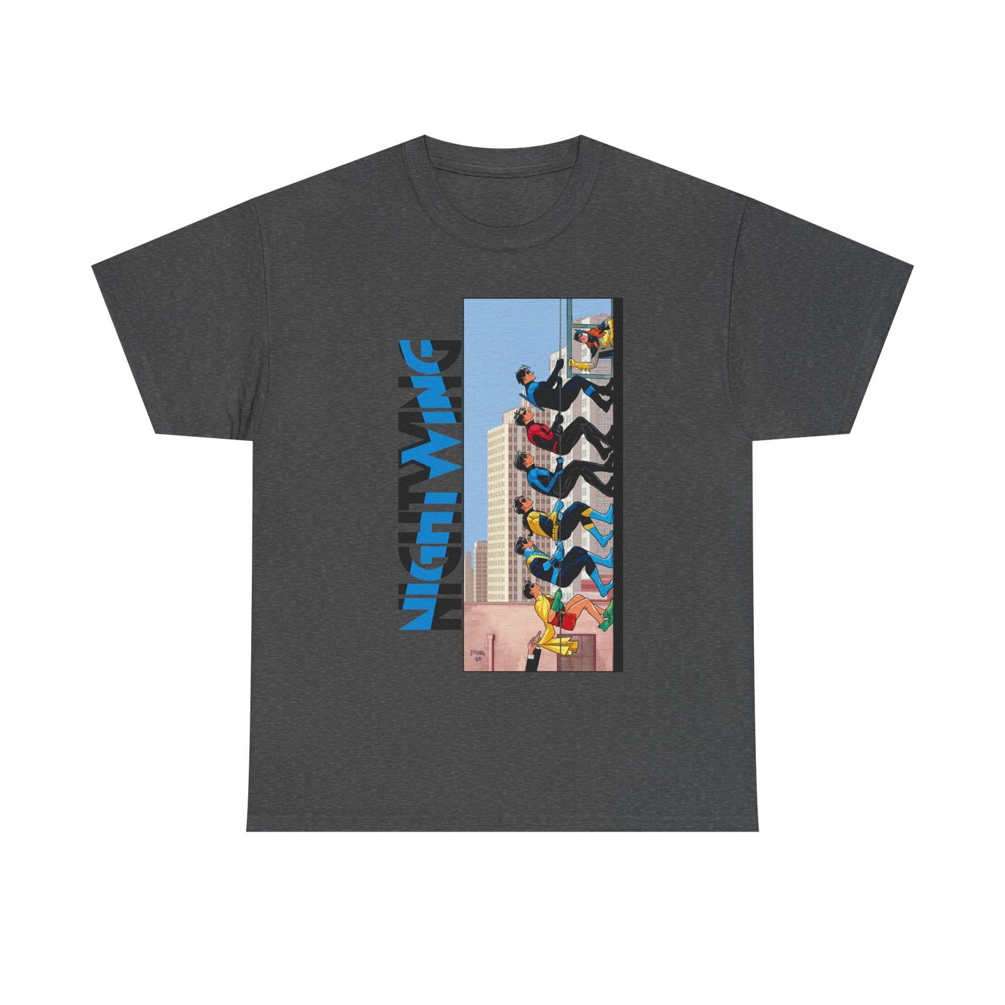 Nightwing T-Shirt - Bruno Redondo Art - DC Comics - Dick Grayson in Bludhaven - Teen Titans Leader
