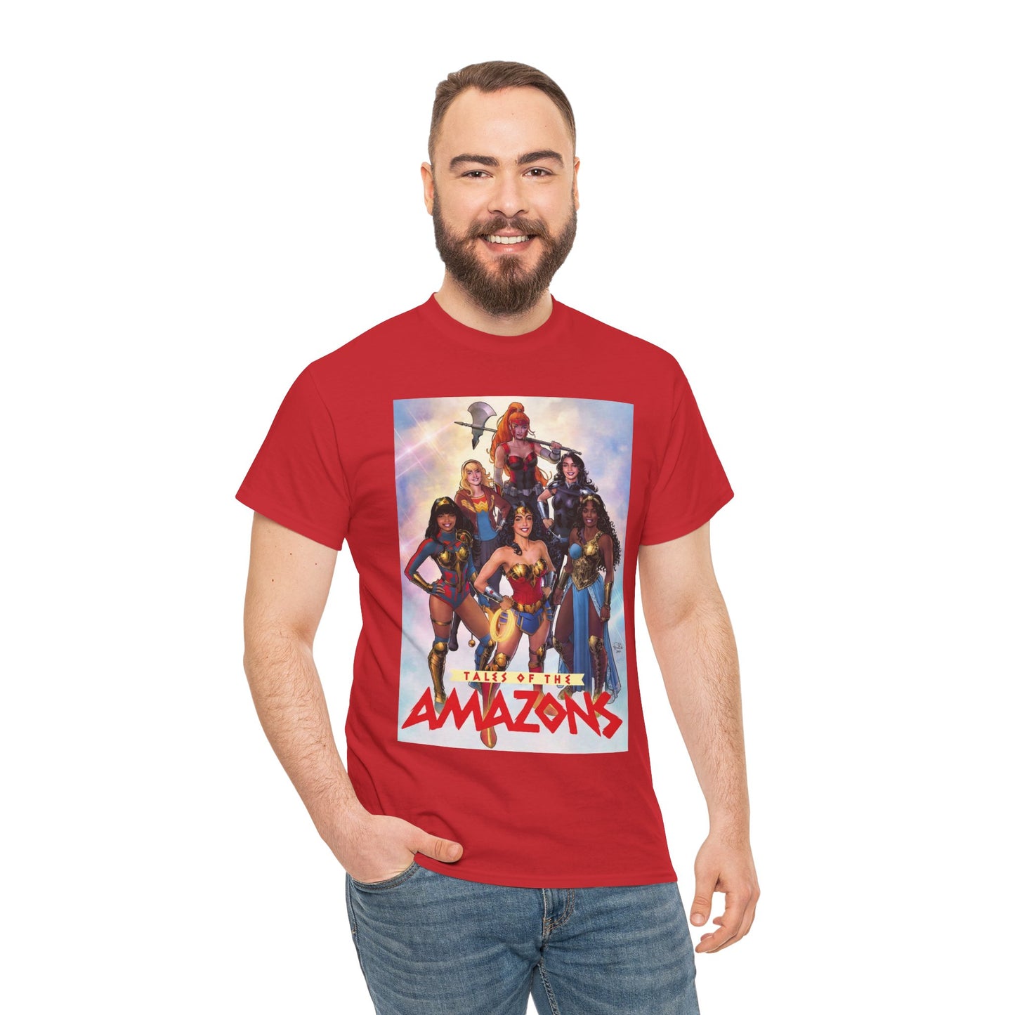 Tales of the Amazons T-Shirt - Nicola Scott Art - Wonder Woman, Wonder Girl, Troia, Nubia, Artemis, Queen Hippolyta, Yara Flor, Donna Troy - DC Comics
