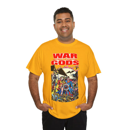 War of the Gods T-Shirt - George Perez Art - Wonder Woman Story - Superman, Captain Marvel, Hawkman, Firestorm, Dr Fate, Troia, Lobo, Batman - DC Comics
