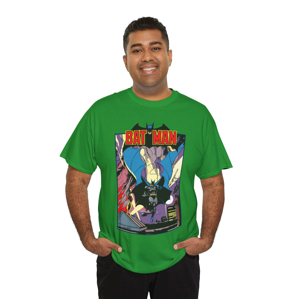 Batman T-Shirt - Neal Adams Art - Retro Bronze-Age Art - DC Comics