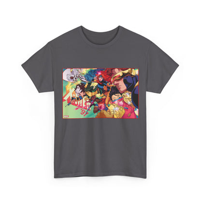X-Men '97 T-Shirt - Russell Dauterman Art - Cyclops, Jean Grey, Rogue, Storm, Jubilee, Beast, Gambit, Bishop, Wolverine - Marvel Comics