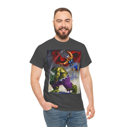 Incredible Hulk & Thor T-Shirt - Joe Jusko Art - Marvel Comics