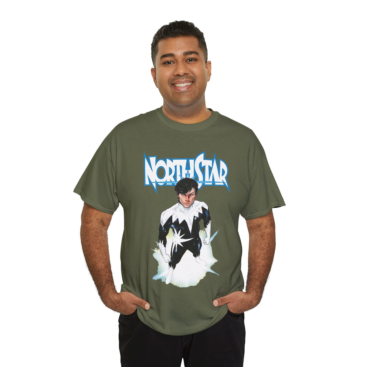 Northstar T-Shirt - Phil Jimenez Art - Alpha Flight Member - Marvel Comics
