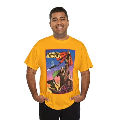 Infinity Watch T-Shirt - Jim Starlin Art - Adam Warlock, Silver Surfer, Moondragon, Pip the Troll - Marvel Comics